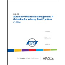 CQI-14 Automotive Warranty Management:: A Guideline for Industry Best Practices 3rd Edition (2nd Printing - 2018)