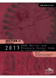 ASME BPVC-II C: 2017 Section II-Materials Part C-Specifications for Welding Rods Electrodes and Filler Metals