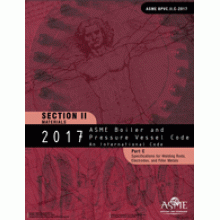 ASME BPVC-II C: 2017 Section II-Materials Part C-Specifications for Welding Rods Electrodes and Filler Metals